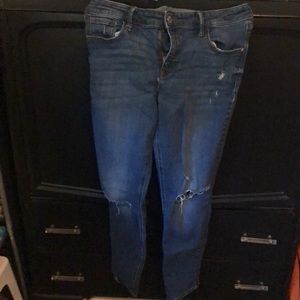 Old navy skinny blue jeans